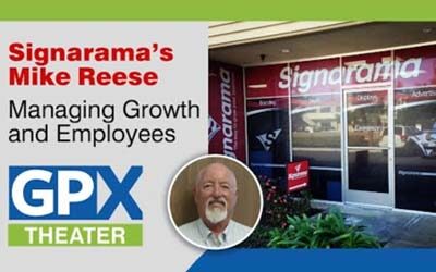Mike Reese of Signarama Ventura at GPX Theater